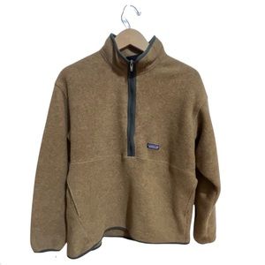 Men’s Patagonia Synchilla Zip Pullover - Brown Tan